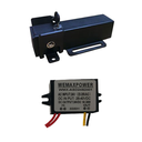 12V-24V DC Heavy Duty Waterproof Electric Lock Kit for Swing Gate with AC-DC Converter