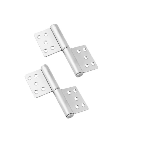 [HN180] 316 Marine Grade Stainless Steel Flag Hinges - 127x100x3mm, Silver - Pair ( 2 Hinges)
