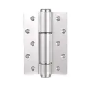 Heavy Duty Soft-Closing Hydraulic Gate/Door Hinge  132mm Height in Silver sold as single Hinge