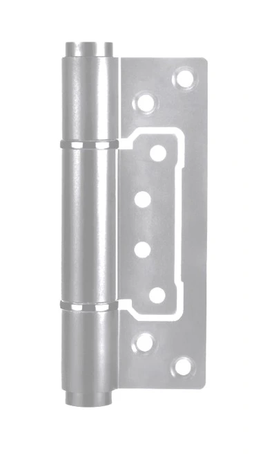 Heavy Duty Self-Closing Hydraulic Gate/Door Flush Hinge 132mm Height in Silver sold as single Hinge