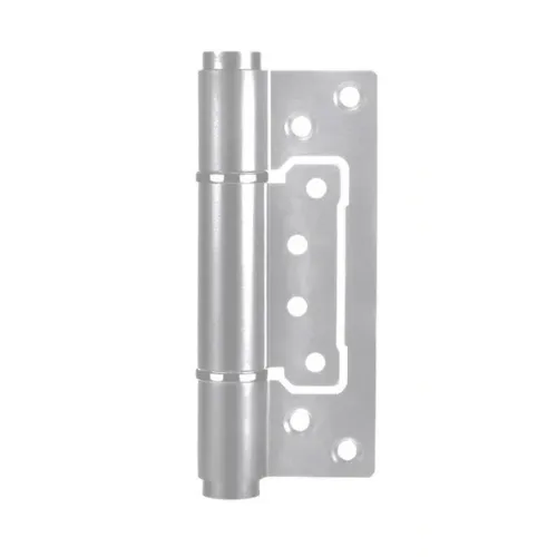 [HN236] Heavy Duty Soft-Closing Hydraulic Gate/Door Flush Hinge 132mm Height in Silver sold as single Hinge