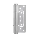 Heavy Duty Soft-Closing Hydraulic Gate/Door Flush Hinge 132mm Height in Silver sold as single Hinge