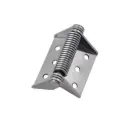 304 Stainless Steel Spring Self Closing Hinges - 83x75mm, Chrome Finish - Each (1 Hinge)