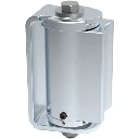 D&D Steel Self Closing BadAss Hinge - Zinc Finish, Up To 140kg - Self Closing Hinge Only