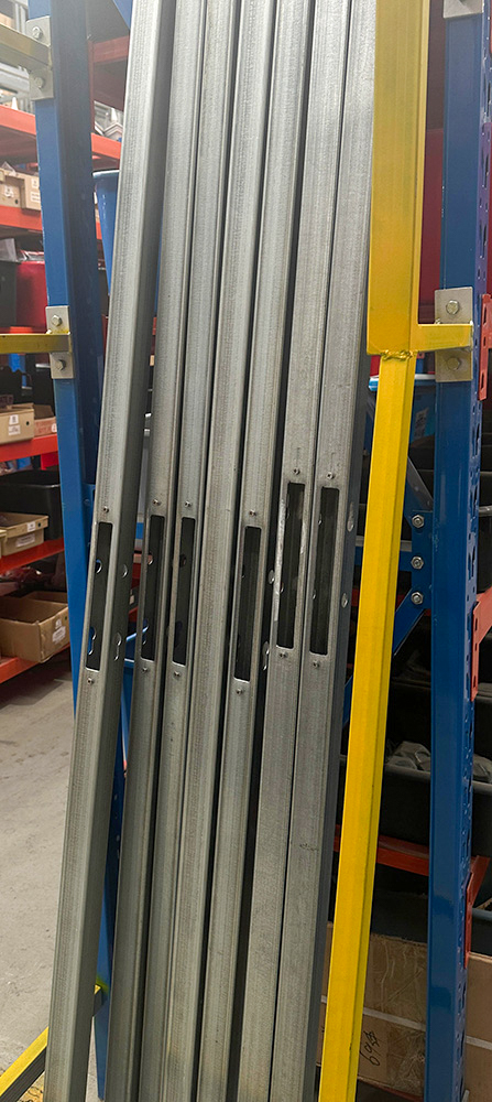 Aluminium Euro Lock Box to suit For 50mm Frame, 30mm Backset, 2100mm Length