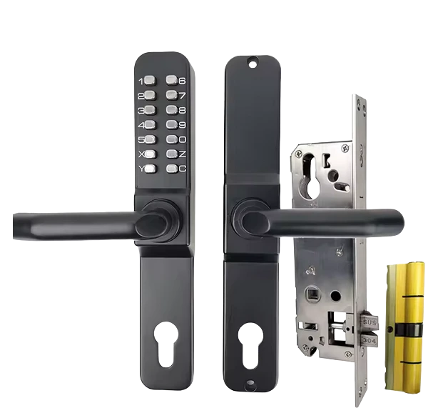 [FK150] Tigertech Waterproof Mechanical Code Lock Single Sided Kit to fit 50mm frame BLACK