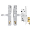 Tigertech Waterproof Mechanical Code Lock Double Sided Kit to fit 50mm frame - SILVER