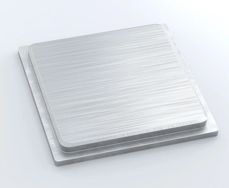 Aluminium End Cap Square for tube size 65x65mm (3mm wall)