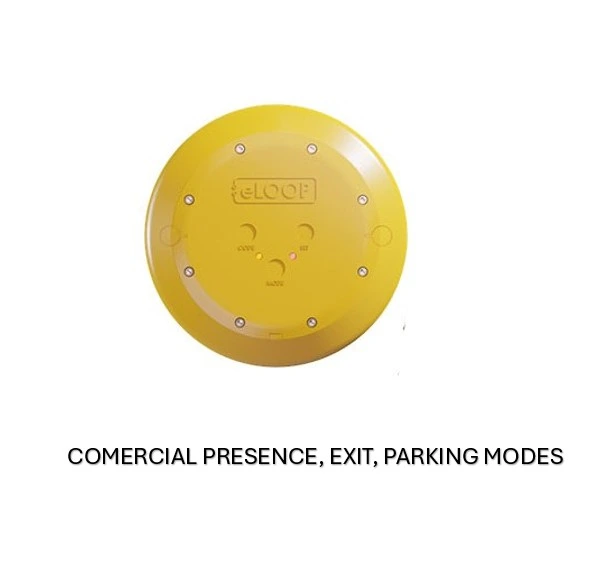 [ET381] Wireless Vehicle Detector V4 E-Loop Commercial Presence/Exit/Parking Modes -  Disc Only