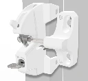 D&D LokkLatch General Purpose Gate Latch- White Double Sided (LL3ABW)