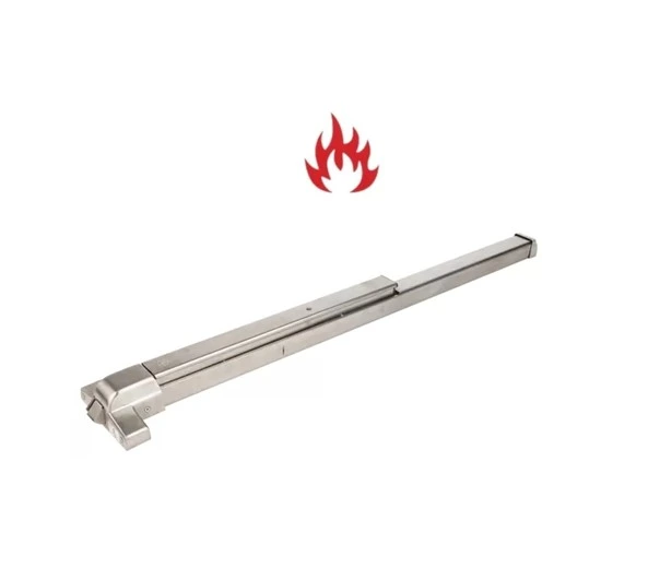 Stainless Steel 1-Point Locking PANIC EXIT DEVICE - FIRE RATED