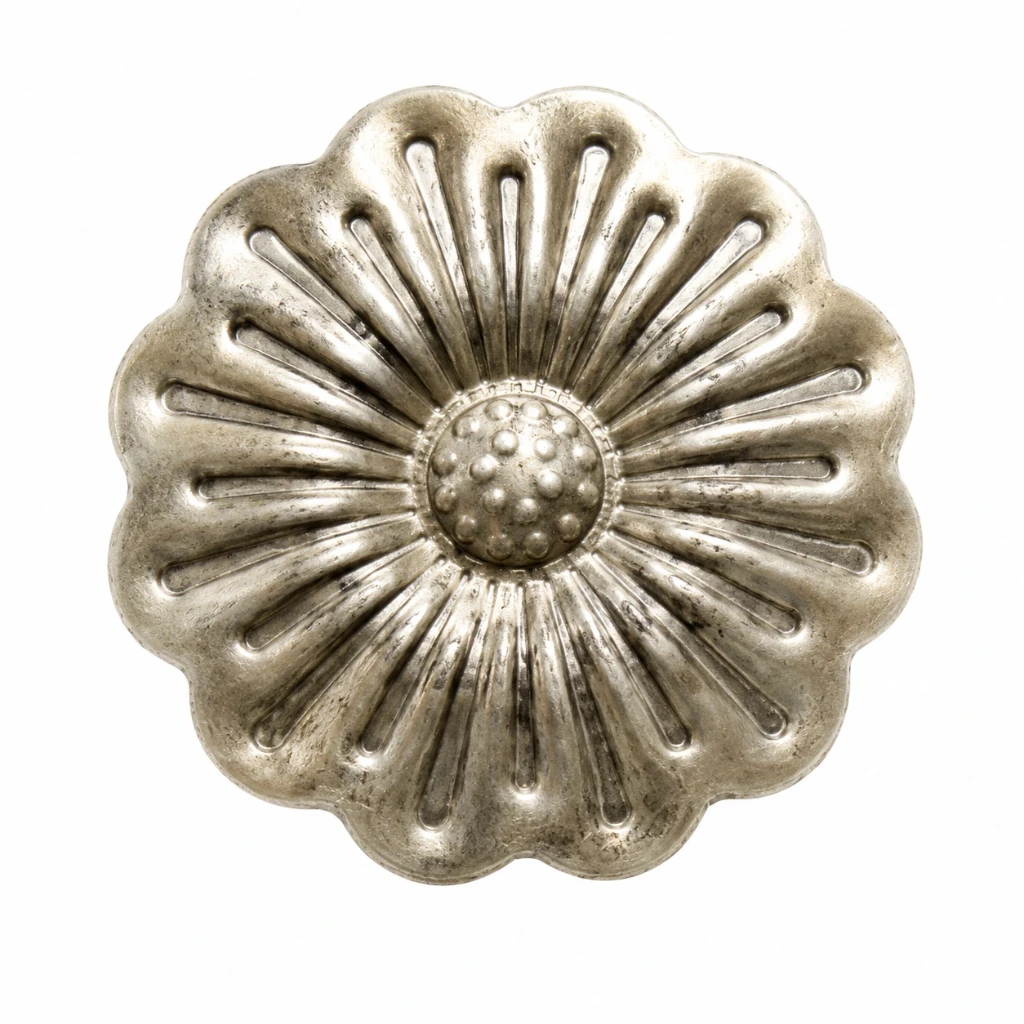 [MT614] Steel Flower1 Decorative for Fence & Gate – 85mm Dia x 10mm