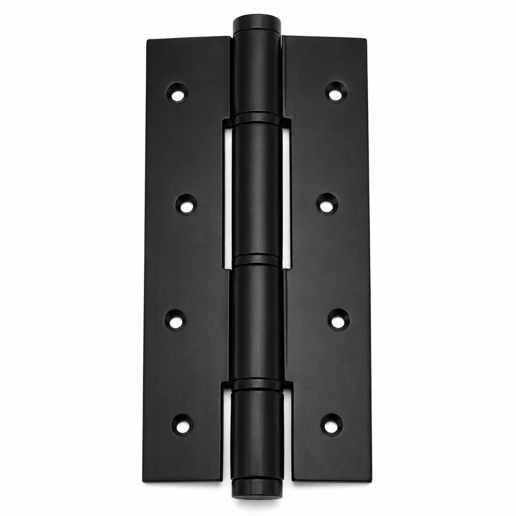 Stainless Steel 304 Self Closing Hinge - 180x80x3mm, Single Action - Black