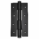 Stainless Steel 304 Self Closing Hinge - 180x80x3mm, Single Action - Black