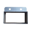 Galvanised Steel Fence Bracket for 100×50mm Post – Single Lug, 2-Hole, 10mm Holes