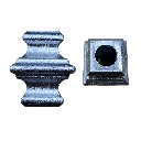Aluminium Cast Knuckle 52x40mm to fit Round Tube 16 mm Dia