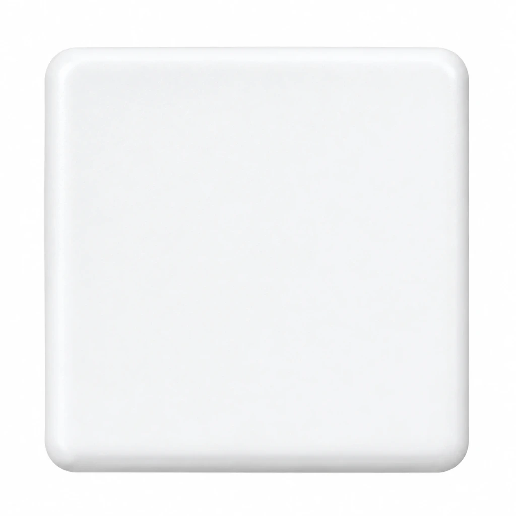 Plastic Square Post End Cap for Tube 100x100mm (1-4mm Wall thickness) White