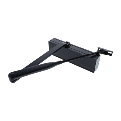 [GC031] Carbine CDC-5 Radius EN2-6 Door Closer with Backcheck Delayed Action and Slide rail Arm - Black