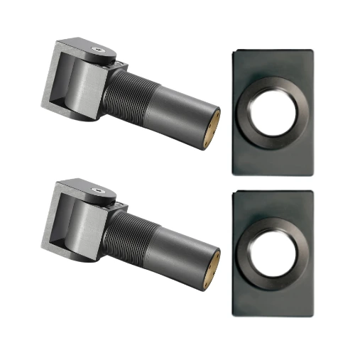[GC003] D&D SureClose Weld-On Centre Mount Safety Hinge Closer with Final Snap Action – 2 Hinges + 2 Post Mounting Brackets