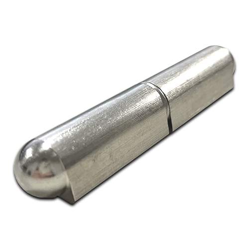 [HGHW186] Stainless Steel Weld-On Bullet Hinge - 100mm Length, 2mm Washer, 316 Marine Grade - Single