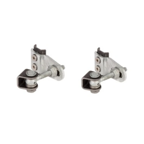 [HN020] Locinox GBMU4D12 Galvanised Adjustable Swing Gate Hinge - 12mm Pin, 4D 180° Rotation - Pair