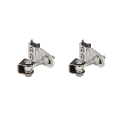 [HN024] Locinox GBMU4D20 Galvanised Adjustable Swing Gate Hinge - 20mm Pin, 4D 180° Rotation - Pair