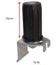 Round To Round Hinge - Pin, 32NB (42mm) - Single