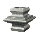 Aluminium Cast Knuckle 45x50mm to fit square 20x20mm tube Dia