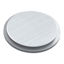Aluminium Circular End Cap for tube size 50mm (3mm wall)