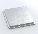 Aluminium End Cap Square for tube size 100x100mm (2.5mm wall)