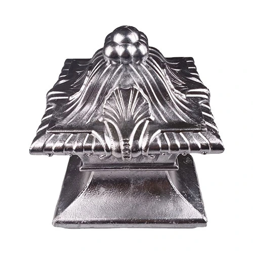 Aluminium Post Decorative Top End Cap for 100x100mm Posts - Tulip