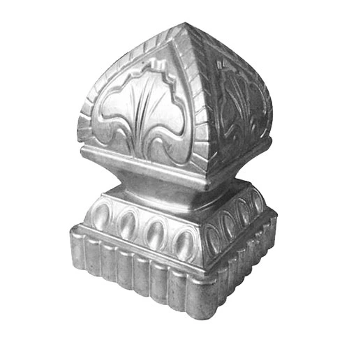 [MS702] Aluminium Post Decorative Top End Cap for 100x100mm Posts- Lily