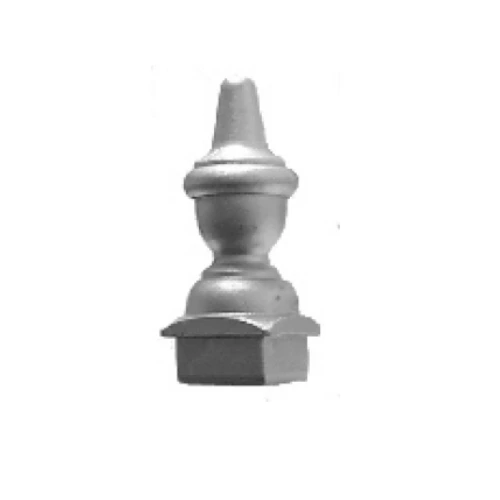 [MS932] Aluminium Post Spear Willow- Male for 65x65mm tube
