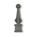 Aluminium Fence Spear: Cardinal Female Square Base to fit 19mm Round Tube (Large)