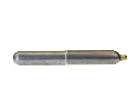 Aluminium Weld-On Bullet Hinge - 120mm Length, 20mm Brass Washer with grease nipple- Single