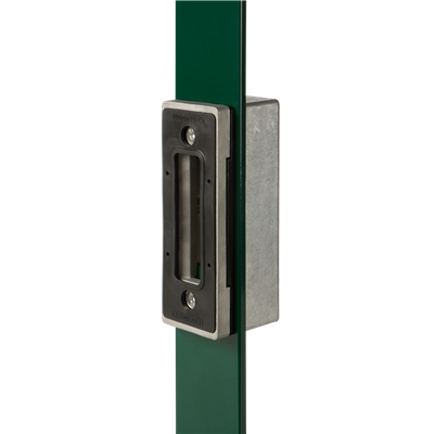 [FK060] Locinox O-SET Aluminium Adapter for SSKZ QF Sliding Gate Keep For Flat Profiles