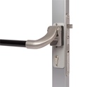 Locinox Aluminium Push Bar for insert locks - PUSHBAR-H - Matt Black