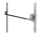 Locinox Aluminium Push Bar  for surface mounted gate locks - PUSHBAR-L - Matt Black