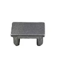 Aluminium rectangular cap 38x25mm (1.6mm wall)