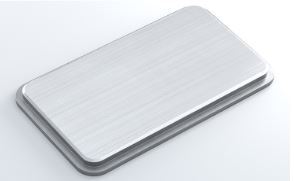 [CPAC159] Aluminium End Cap Rectangle for tube size 50x25mm (1.6mm wall)