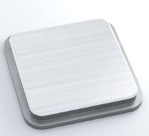[CPAC115] Aluminium End Cap Square for tube size 65x65mm (1.6mm wall)