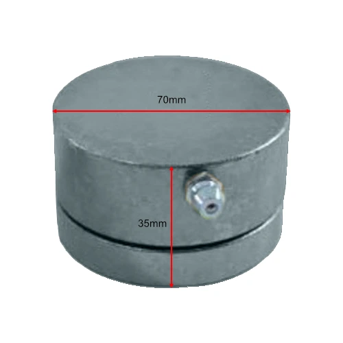 [HN424] Zinc Plated Steel Weld-On Bearing Hinge - Up To 600kg - Bottom Only