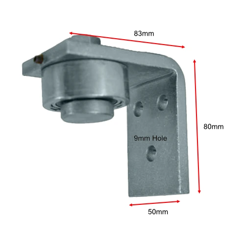 Zinc Plated Steel Bolt-On Bearing Hinge - Up To 350kg - Top Only