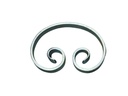 C Scroll 180x130x20x6mm- Zinc Plated