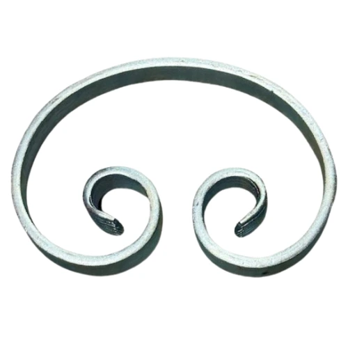 [MT256] C Scroll 300x180x20x6 mm- Zinc Plated