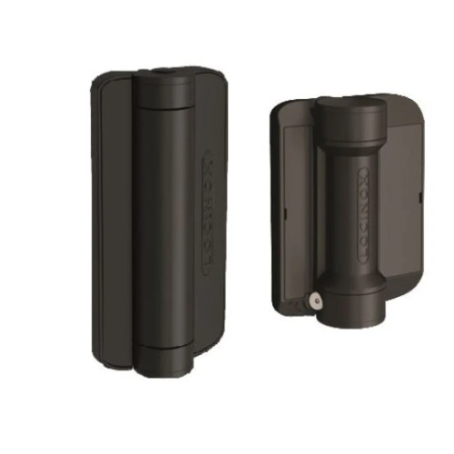 [HN009] Locinox Caracal Self / Soft Closing Hinges - Black, 60kg, Up To 1100mm - Set