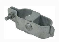 [HGRR430] Galvanised Round To Round Hinge - Two-Part, 40NB x 32NB (48x42mm) - Single