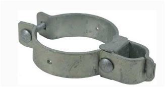 [HGRR830] Galvanised Round To Round Hinge - Two-Part, 80NB x 32NB (90x42mm) - Single