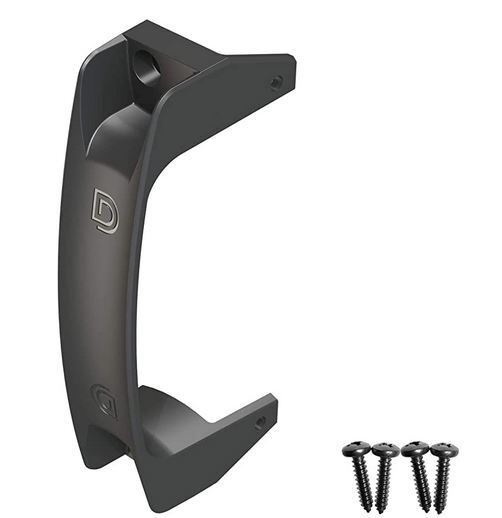 [MKLH010] D&D Ergonomic Gate Handle, Reversible for Right or Left Handing Black