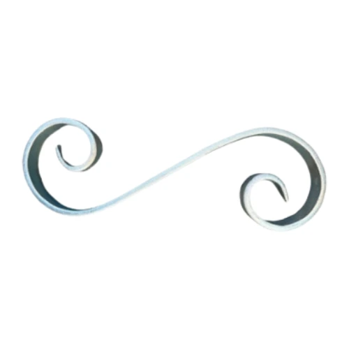 [MT240] Double Scroll- Scroll  300x110x20x6mm- Zinc Plated